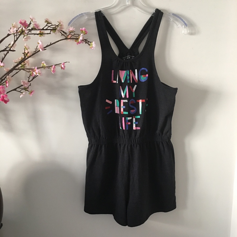 Simply Styled Brown “Living My Best Life” Romper